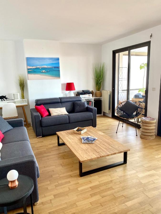 Grand T2 Standing Ajaccio Proche Centre Et Plages Vue Panoramique Parking Prive المظهر الخارجي الصورة