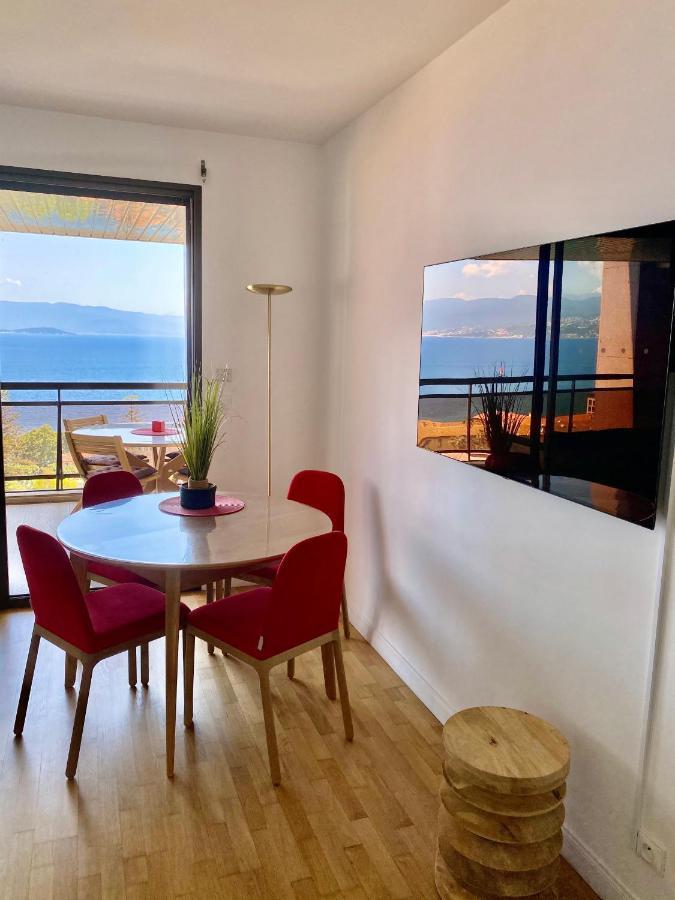 Grand T2 Standing Ajaccio Proche Centre Et Plages Vue Panoramique Parking Prive المظهر الخارجي الصورة