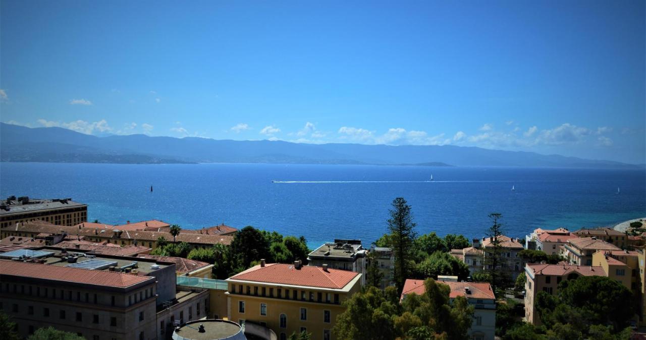 Grand T2 Standing Ajaccio Proche Centre Et Plages Vue Panoramique Parking Prive المظهر الخارجي الصورة