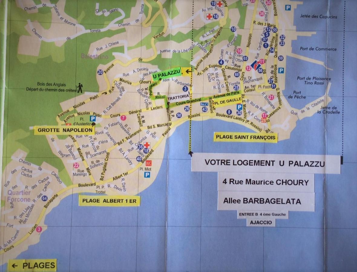 Grand T2 Standing Ajaccio Proche Centre Et Plages Vue Panoramique Parking Prive المظهر الخارجي الصورة